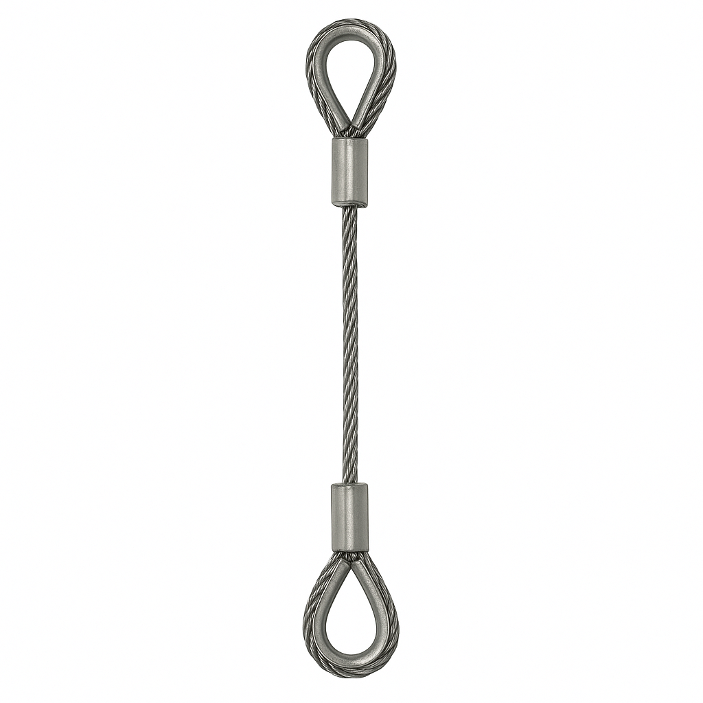 Thimble Splice Wire Rope Sling — Wire Rope & Chain Slings | OM Enterprise Ahmedabad